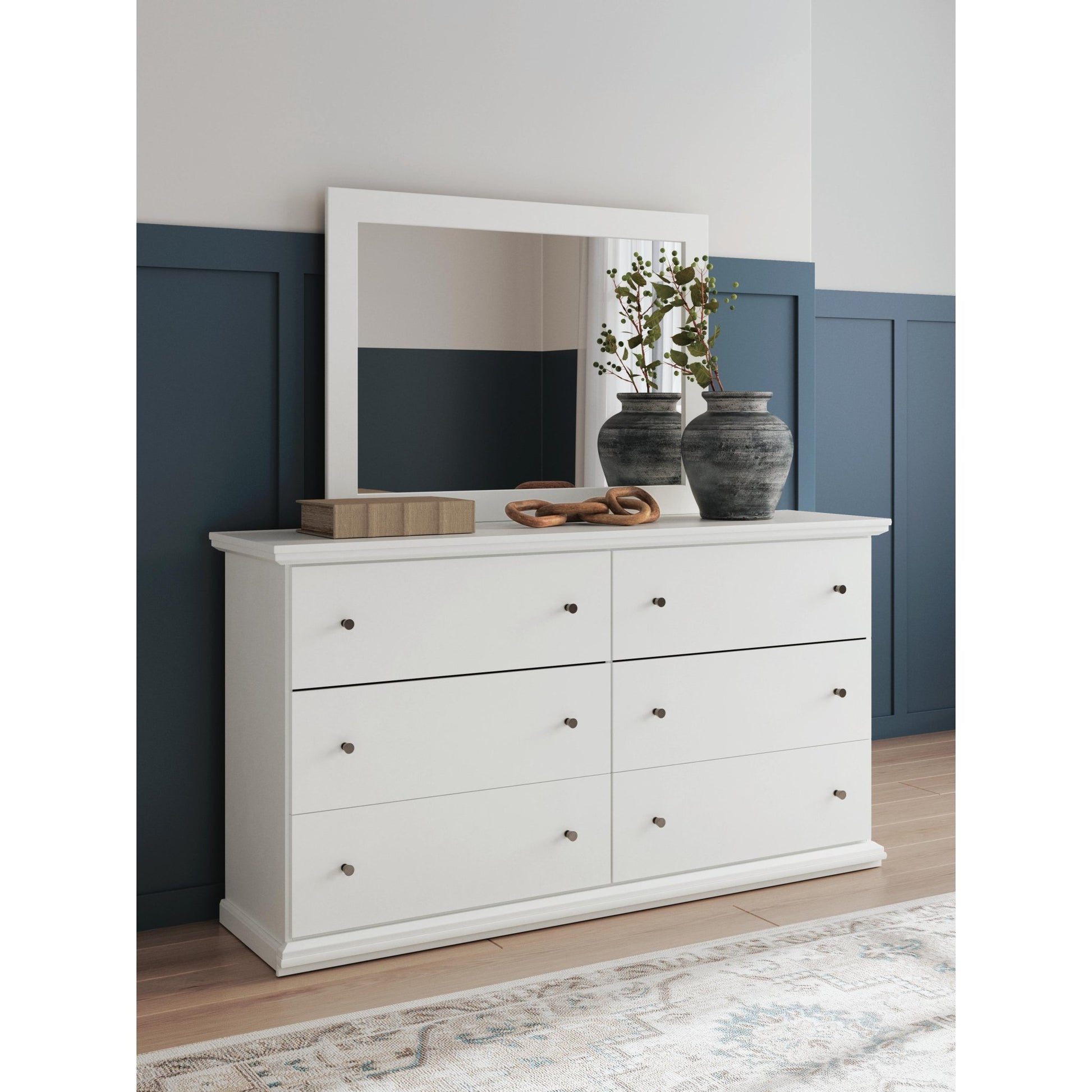 Signature Design by Ashley Bostwick Shoals B139B40 Dresser and Mirror - American Furniture of Slidell