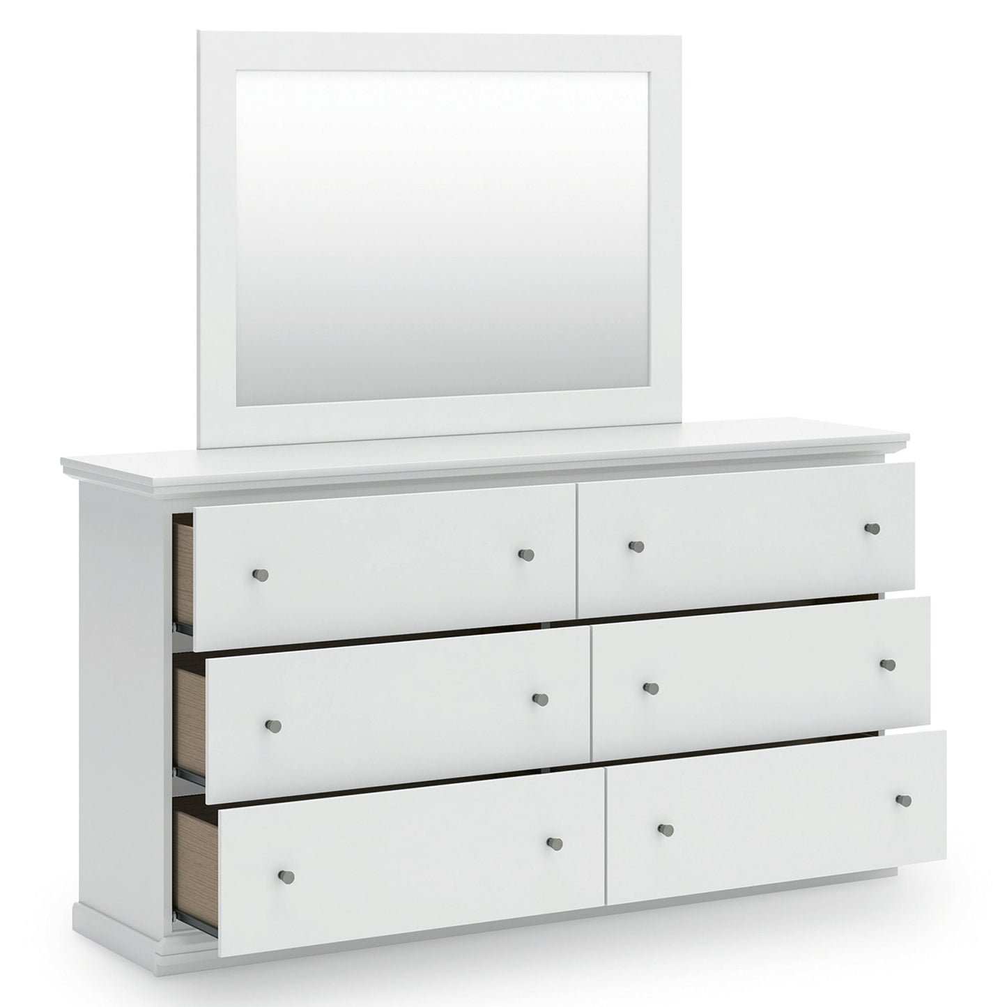 Signature Design by Ashley Bostwick Shoals B139B40 Dresser and Mirror - American Furniture of Slidell