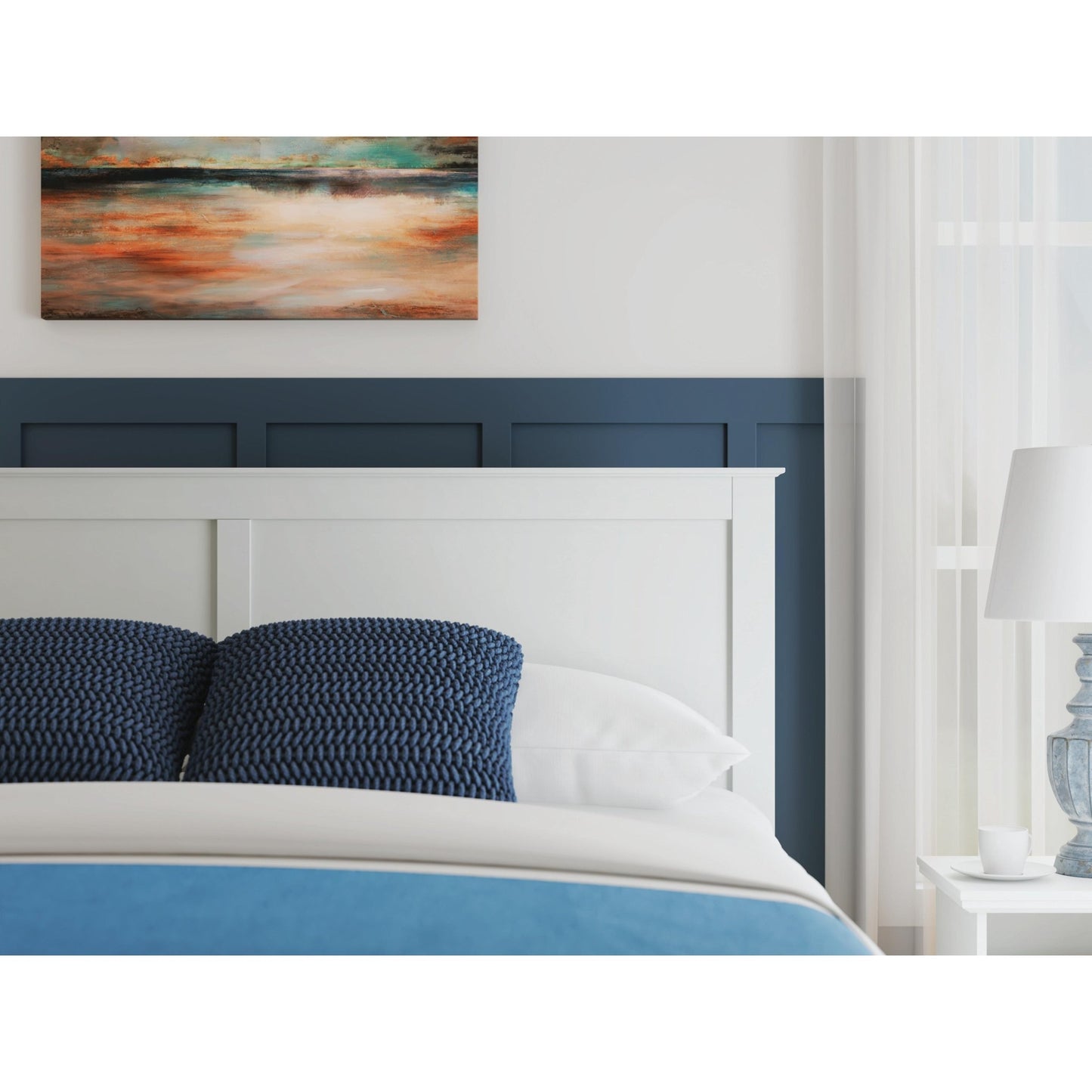 Signature Design by Ashley Bostwick Shoals B139B47 King Panel Bed - American Furniture of Slidell