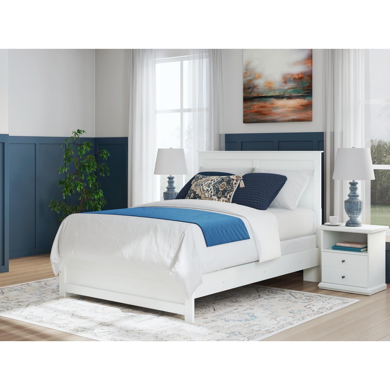 Signature Design by Ashley Bostwick Shoals B139B49 8 pc Queen Panel Bedroom Set - American Furniture of Slidell