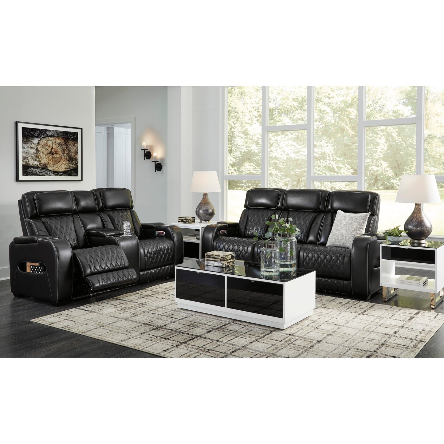 Signature Design by Ashley Boyington U27106U1 2 pc Power Reclining Living Room Set - American Furniture of Slidell