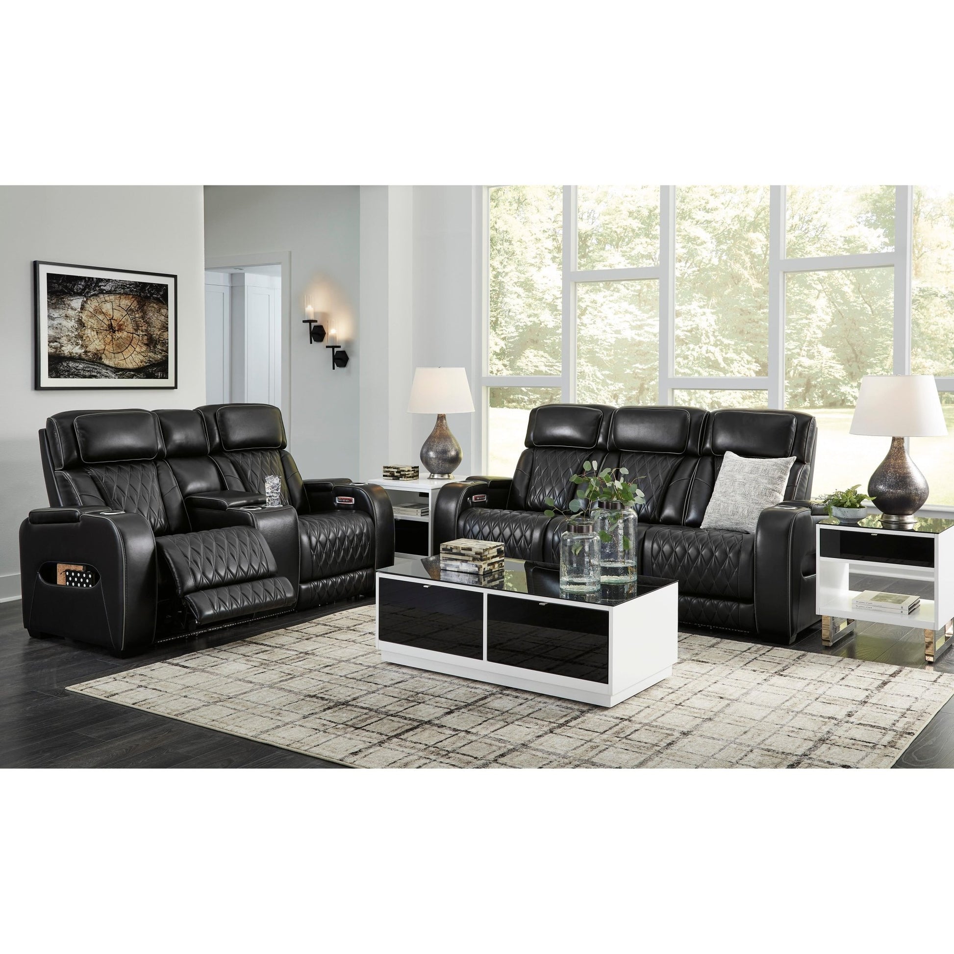 Signature Design by Ashley Boyington U27106U1 2 pc Power Reclining Living Room Set - American Furniture of Slidell