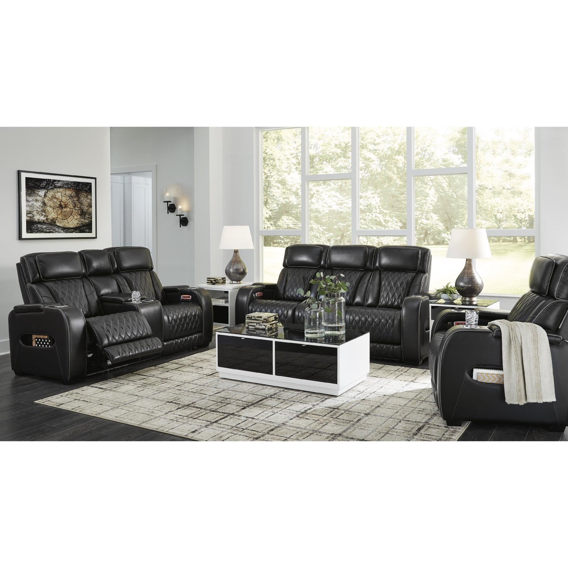 Signature Design by Ashley Boyington U27106U2 3 pc Power Reclining Living Room Set - American Furniture of Slidell
