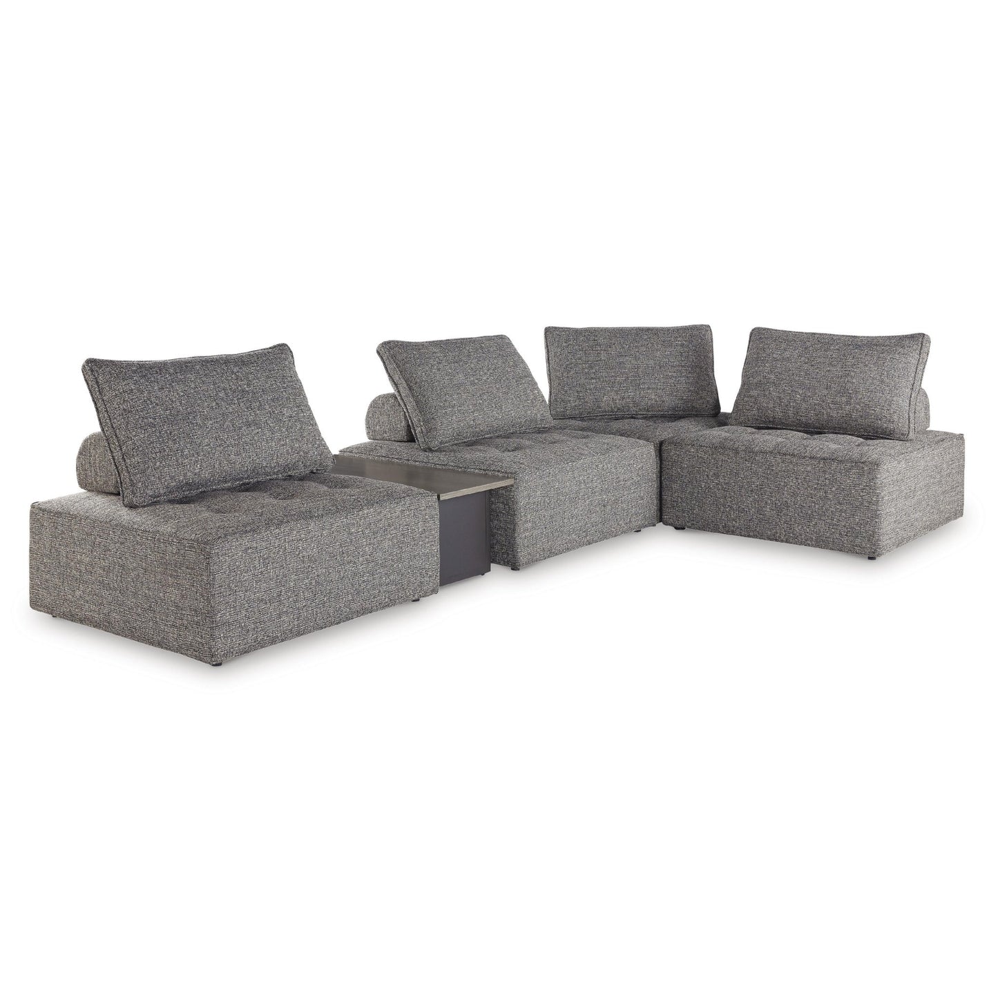 Signature Design by Ashley Bree Zee P160P5 5 pc Outdoor Sectional - American Furniture of Slidell