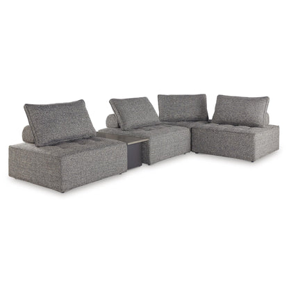 Signature Design by Ashley Bree Zee P160P5 5 pc Outdoor Sectional - American Furniture of Slidell
