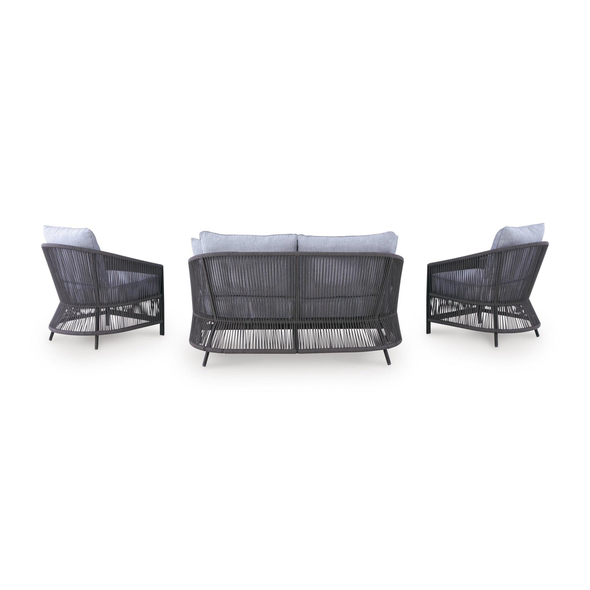 Signature Design by Ashley Bridges Beach PCP391 - 080 Love/Chairs/Table Set - American Furniture of Slidell