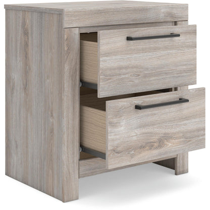 Signature Design by Ashley Broachmyn 2 - Drawer Nightstand PCB1120 - 92 - American Furniture of Slidell