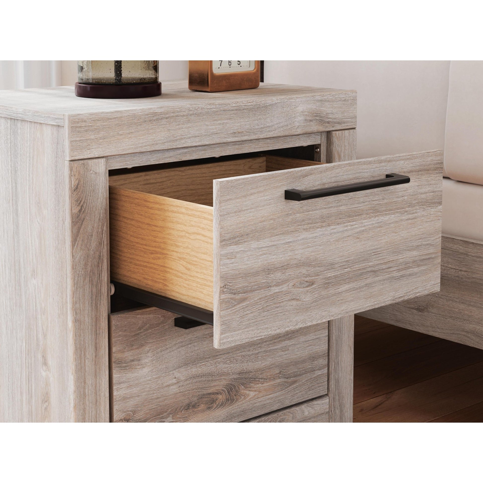 Signature Design by Ashley Broachmyn 2 - Drawer Nightstand PCB1120 - 92 - American Furniture of Slidell