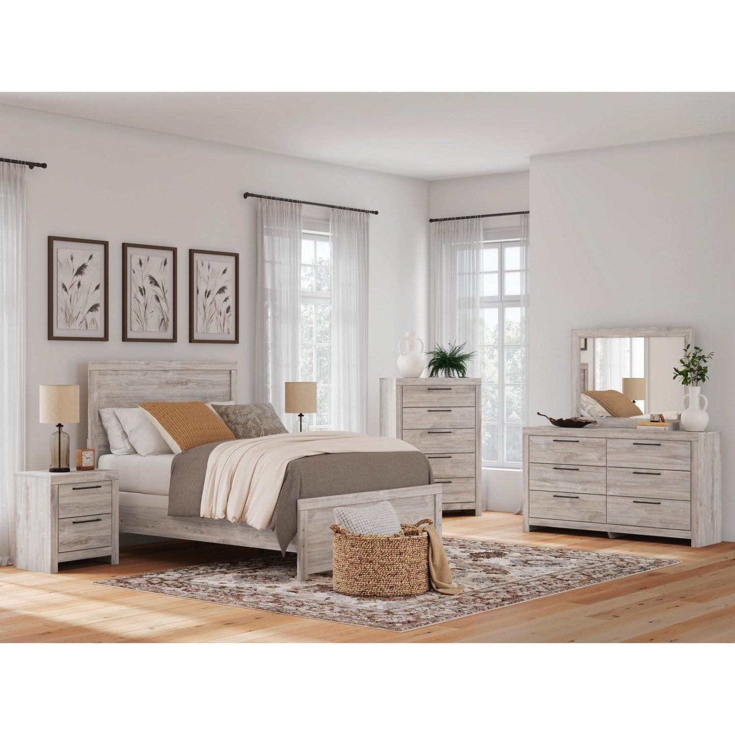 Signature Design by Ashley Broachmyn 2 - Drawer Nightstand PCB1120 - 92 - American Furniture of Slidell