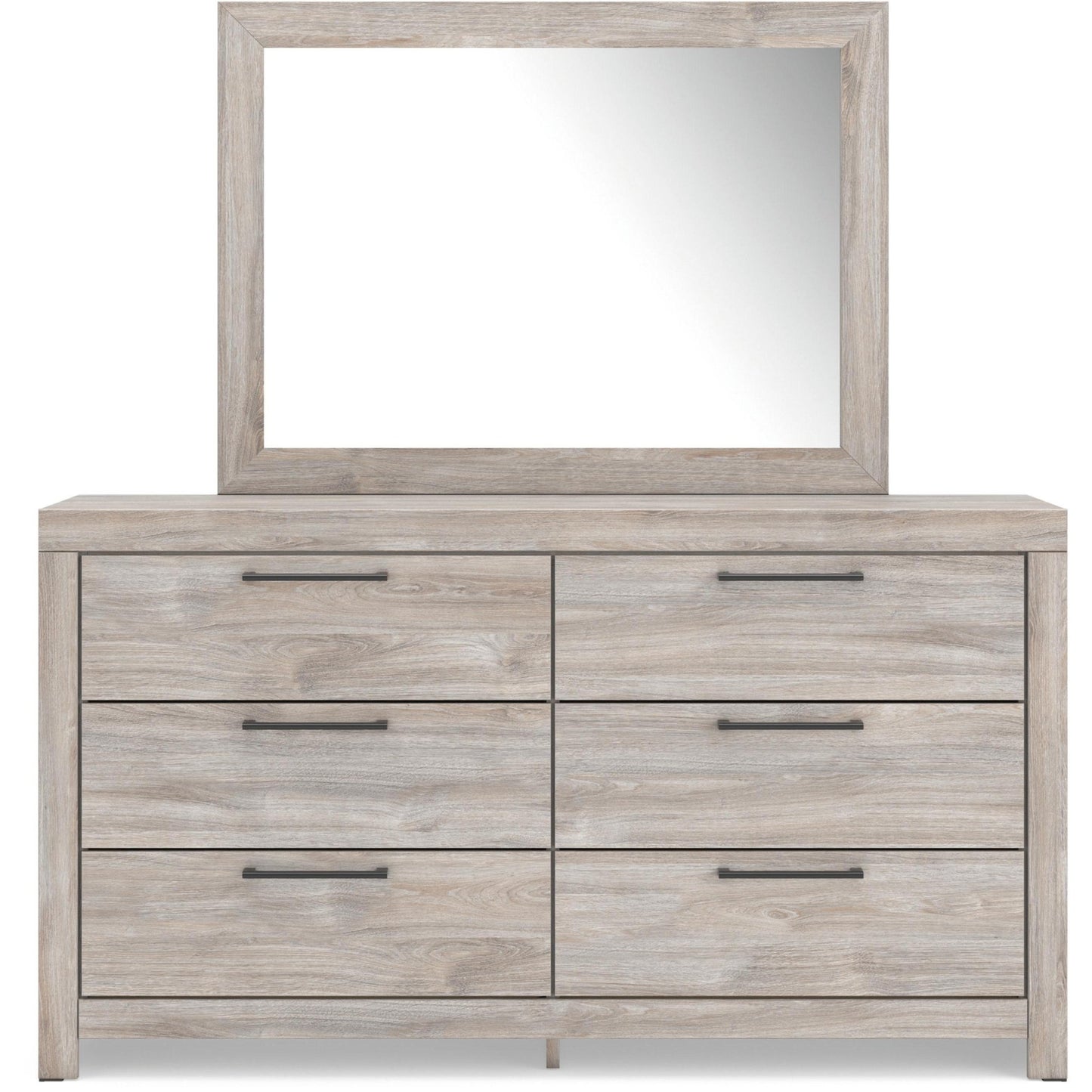 Signature Design by Ashley Broachmyn 6 - Drawer Dresser with Mirror PCB1120 - 31/PCB1120 - 36 - American Furniture of Slidell