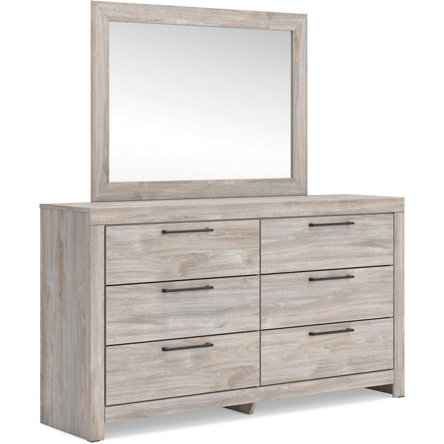 Signature Design by Ashley Broachmyn 6 - Drawer Dresser with Mirror PCB1120 - 31/PCB1120 - 36 - American Furniture of Slidell