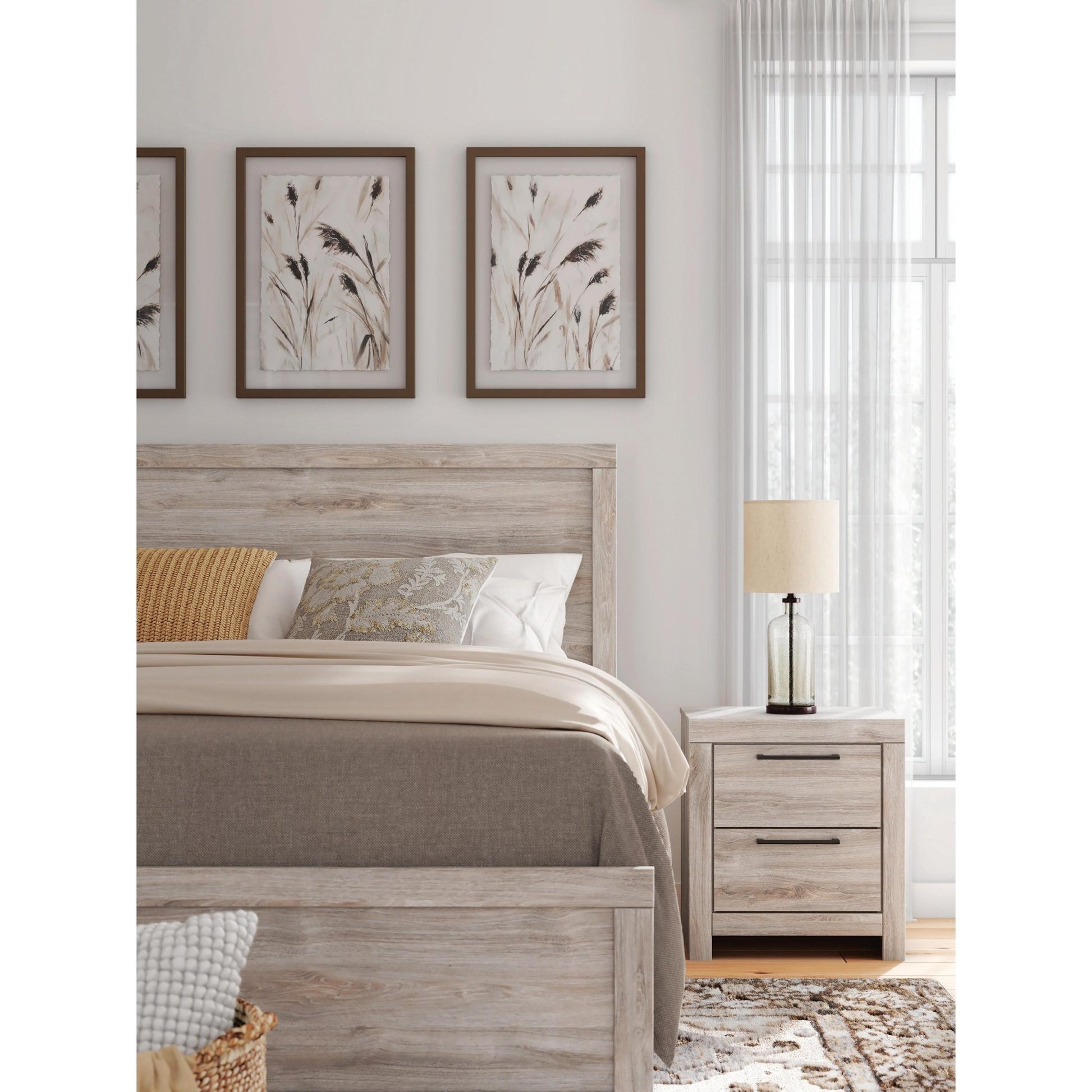 Signature Design by Ashley Broachmyn Queen Panel Bed PCB1120 - 71/PCB1120 - 96 - American Furniture of Slidell