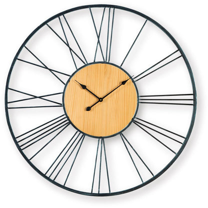 Signature Design by Ashley Brockett A8010452 Wall Clock - American Furniture of Slidell