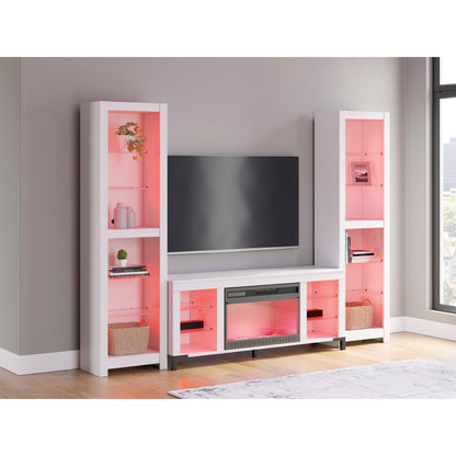 Signature Design by Ashley Brollevi W2722W1 3 pc Entertainment Center - American Furniture of Slidell