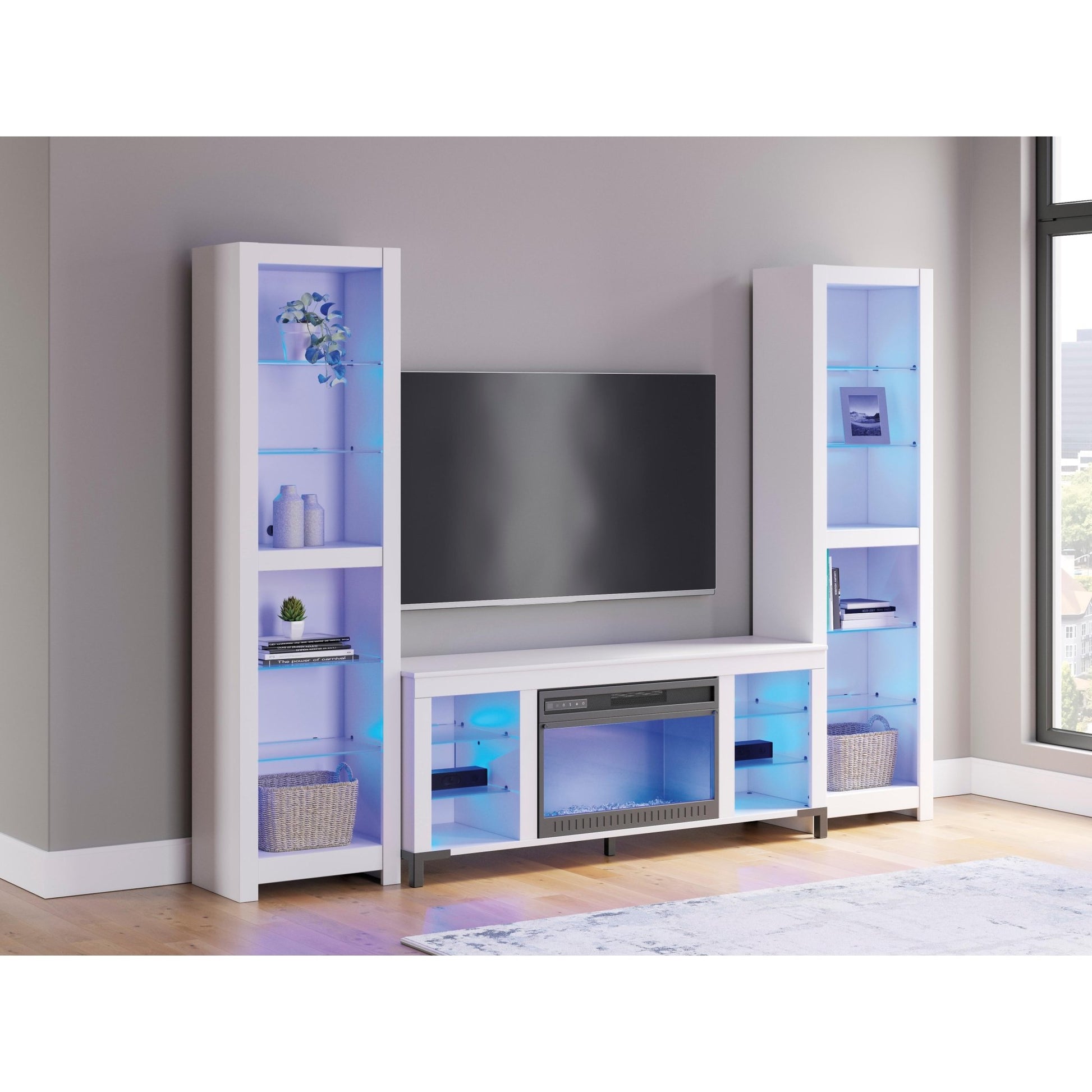 Signature Design by Ashley Brollevi W2722W1 3 pc Entertainment Center - American Furniture of Slidell