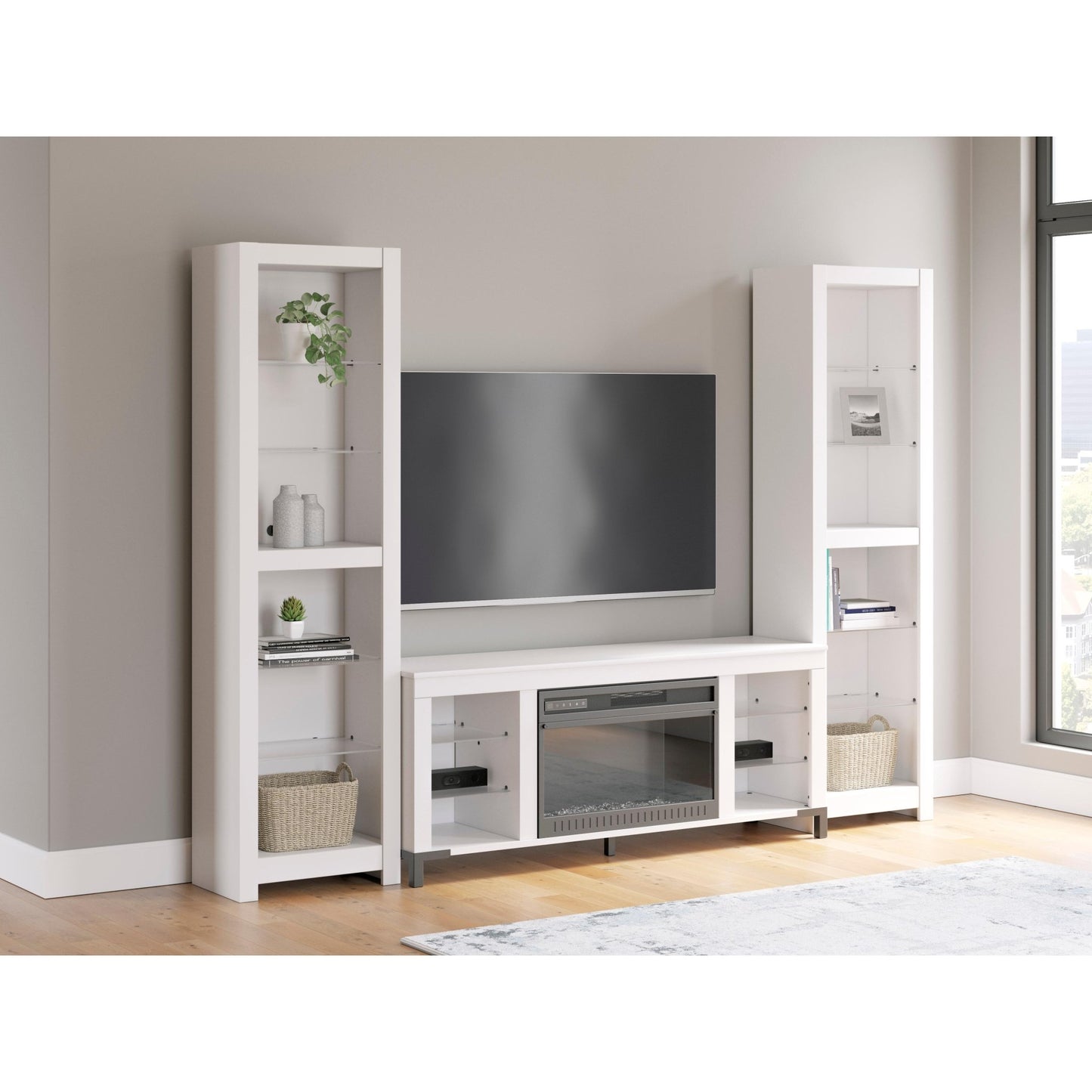 Signature Design by Ashley Brollevi W2722W1 3 pc Entertainment Center - American Furniture of Slidell