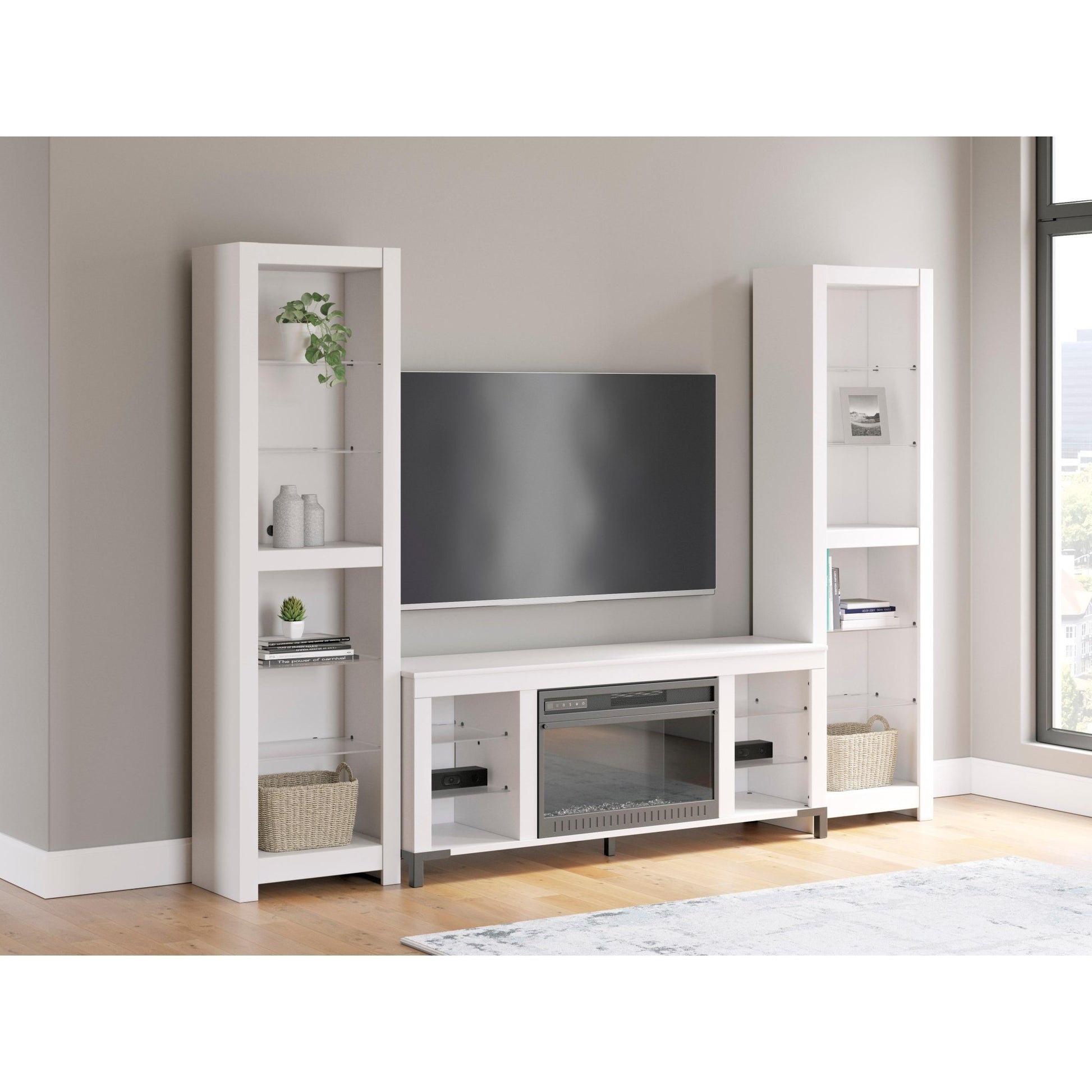 Signature Design by Ashley Brollevi W2722W1 3 pc Entertainment Center - American Furniture of Slidell