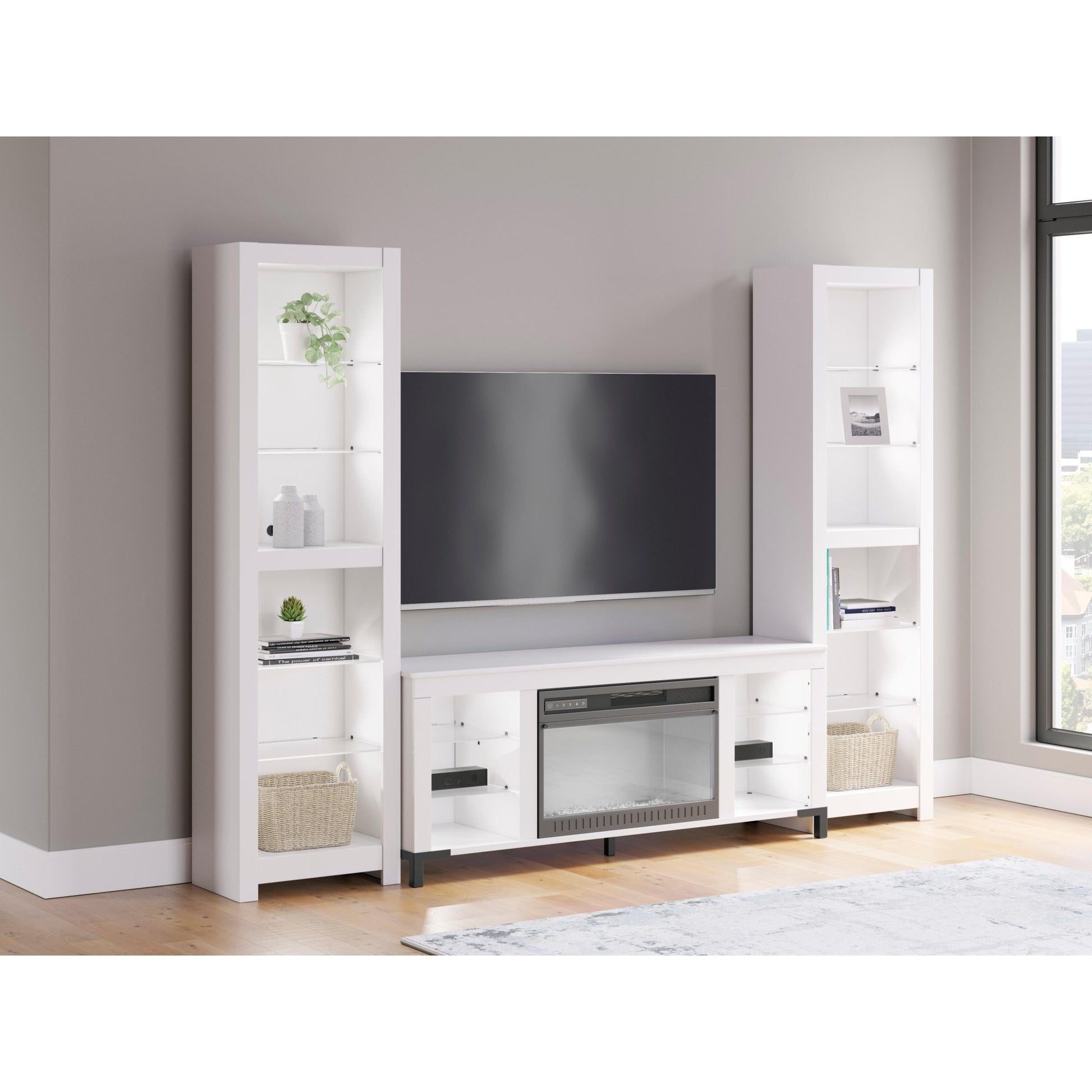Signature Design by Ashley Brollevi W2722W1 3 pc Entertainment Center - American Furniture of Slidell