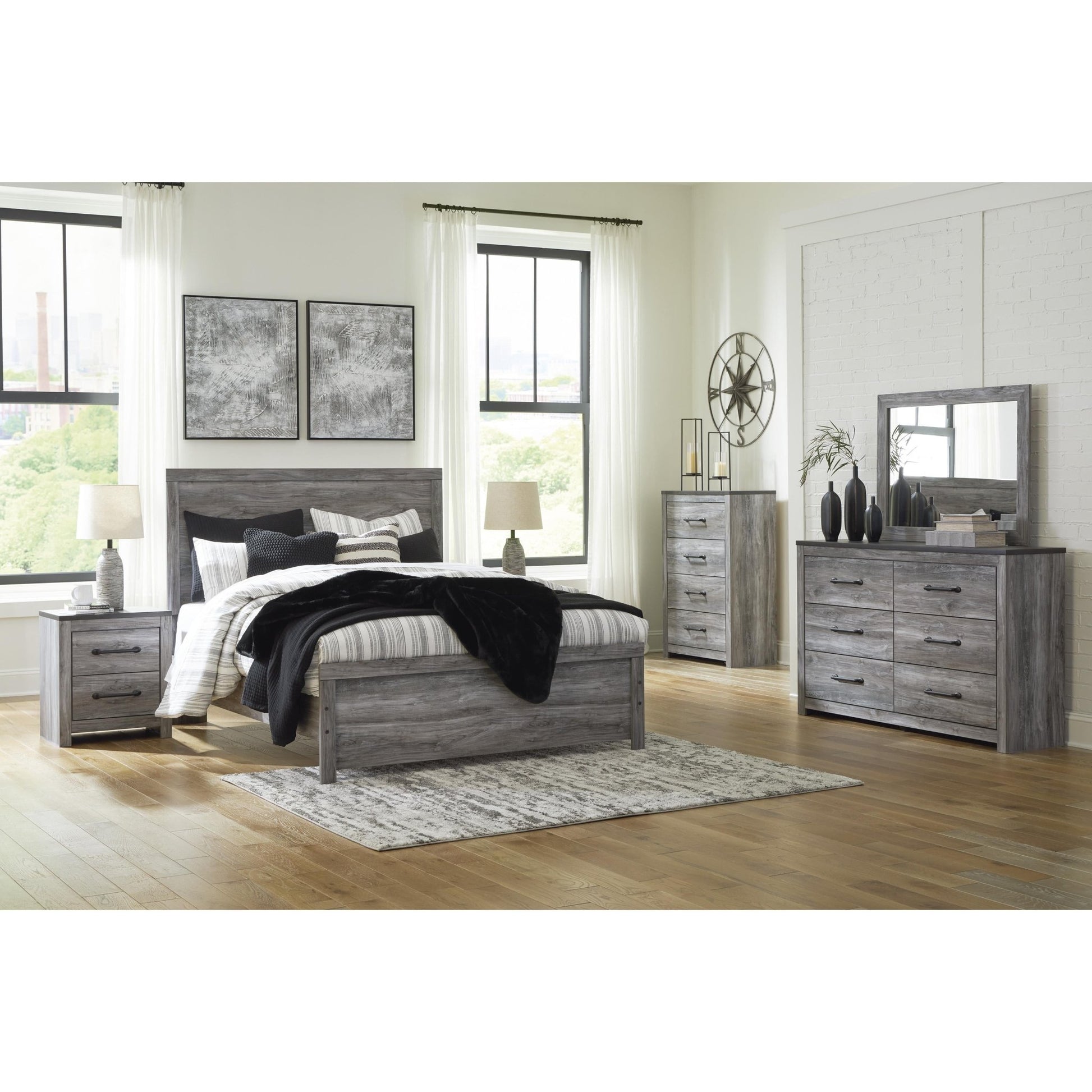 Signature Design by Ashley Bronyan B1290B1 Dresser and Mirror - American Furniture of Slidell