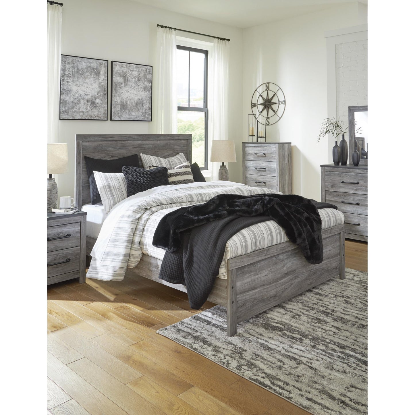 Signature Design by Ashley Bronyan B1290B2 Queen Panel Bed - American Furniture of Slidell