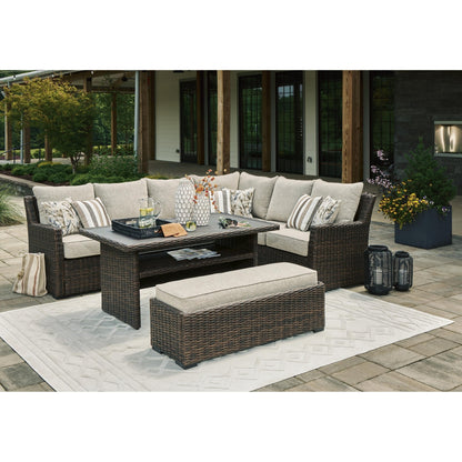 Signature Design by Ashley Brook Ranch P465 - 625 Rectangular Multi - Use Table - American Furniture of Slidell