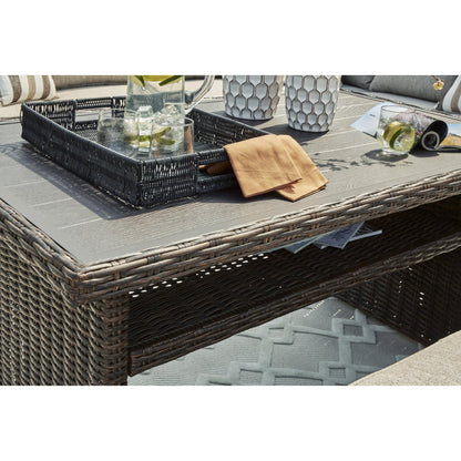Signature Design by Ashley Brook Ranch P465 - 625 Rectangular Multi - Use Table - American Furniture of Slidell