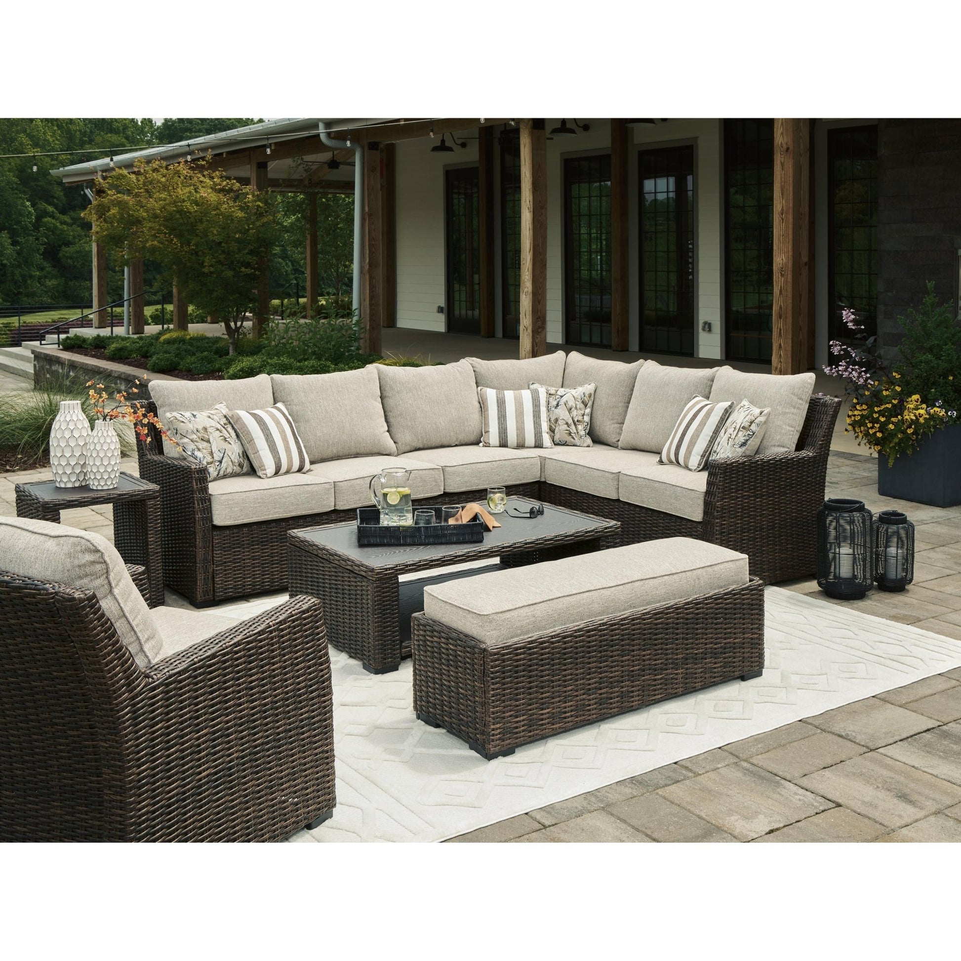 Signature Design by Ashley Brook Ranch P465 - 820 Lounge Chair with Cushion - American Furniture of Slidell