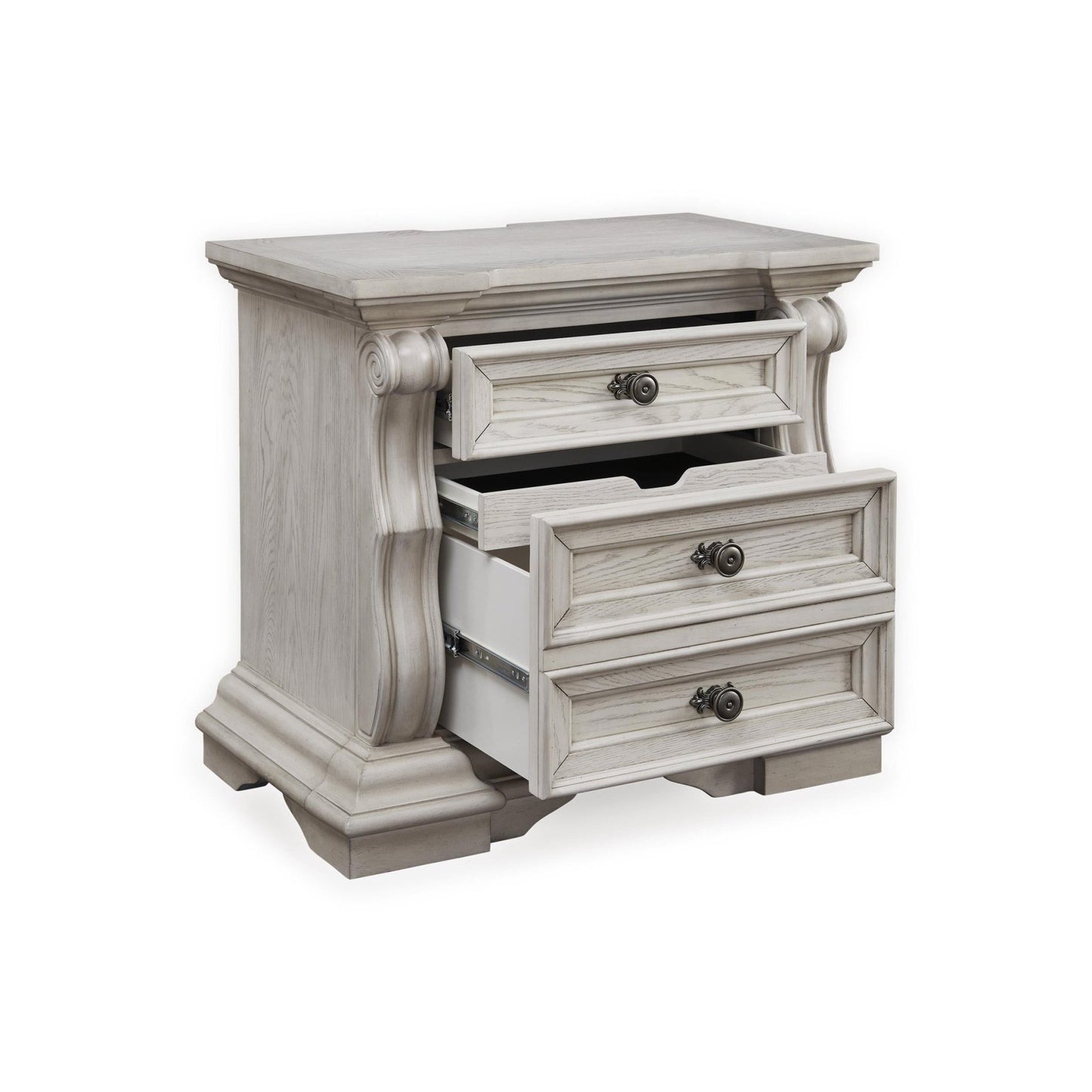 Signature Design by Ashley Bruchandi PCB948 - 93 Three Drawer Night Stand - American Furniture of Slidell