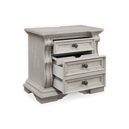 Signature Design by Ashley Bruchandi PCB948 - 93 Three Drawer Night Stand - American Furniture of Slidell