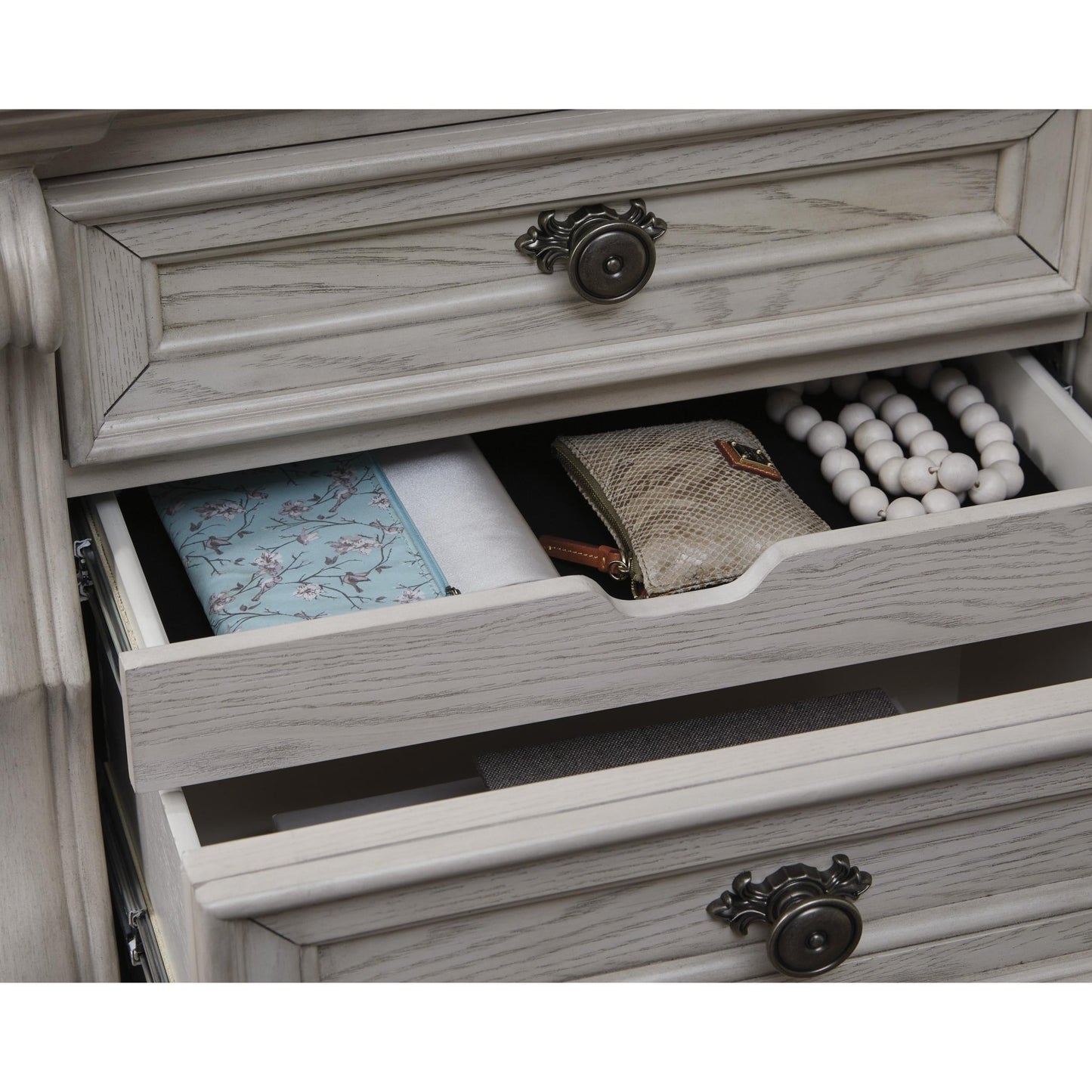 Signature Design by Ashley Bruchandi PCB948 - 93 Three Drawer Night Stand - American Furniture of Slidell