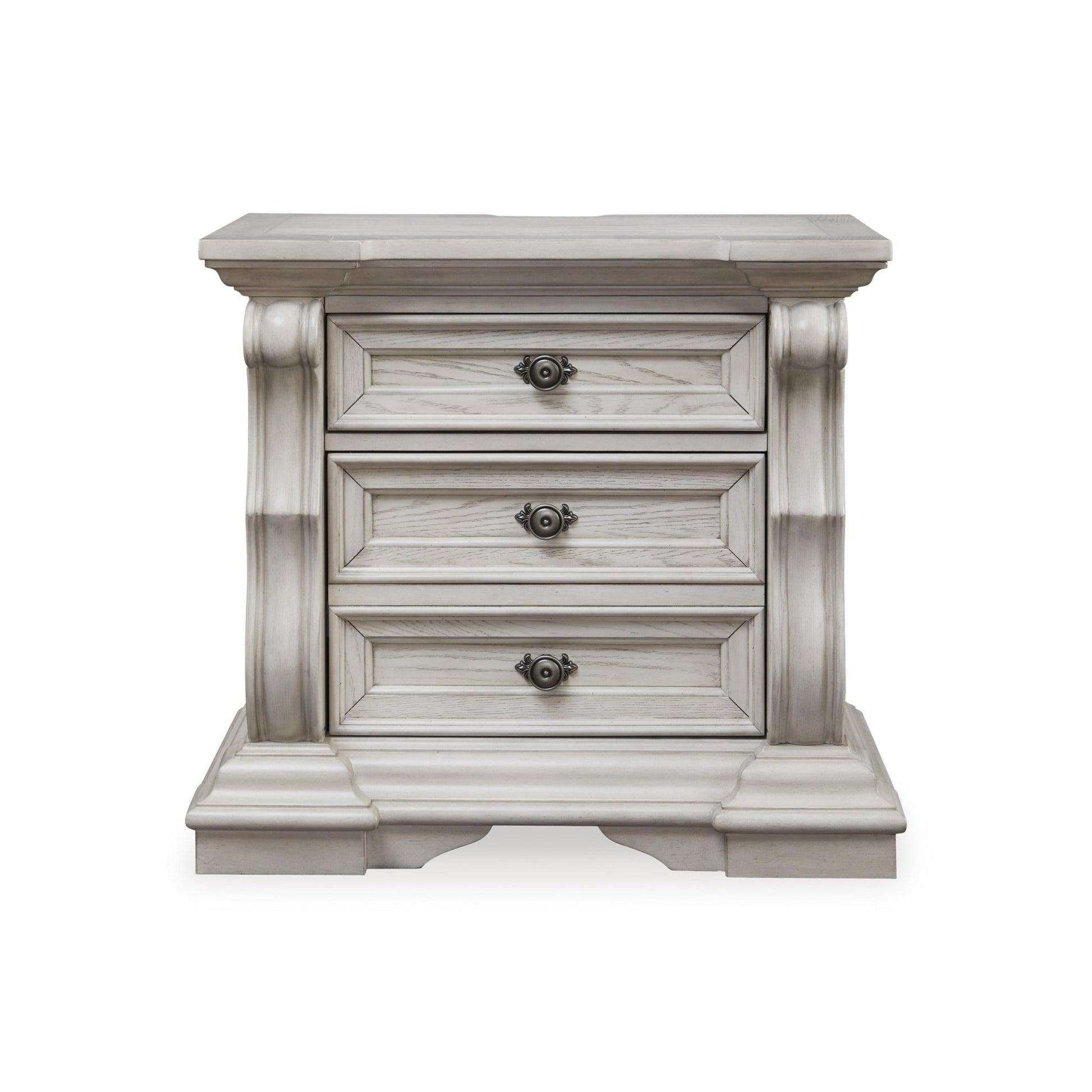 Signature Design by Ashley Bruchandi PCB948 - 93 Three Drawer Night Stand - American Furniture of Slidell