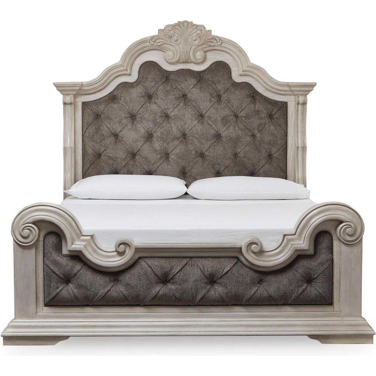 Signature Design by Ashley Bruchandi PCB948B2 Queen Upholstered Panel Bed - American Furniture of Slidell