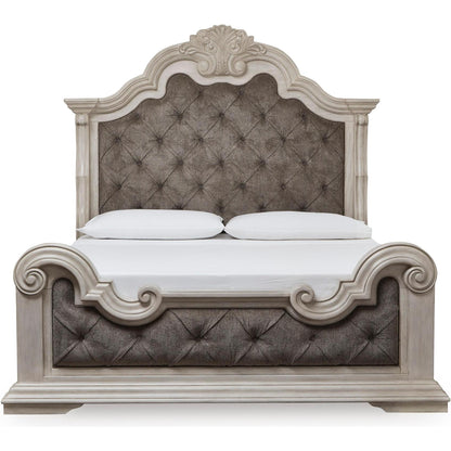 Signature Design by Ashley Bruchandi PCB948B2 Queen Upholstered Panel Bed - American Furniture of Slidell