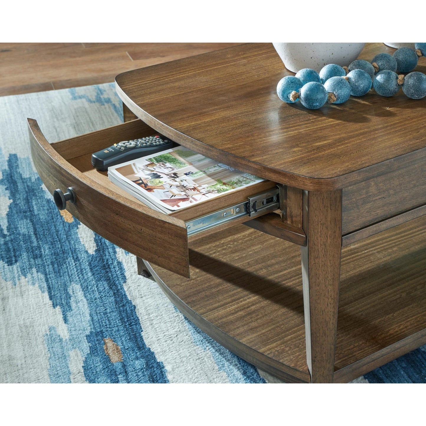 Signature Design by Ashley Burkbyer T513 - 1 Rectangular Cocktail Table - American Furniture of Slidell