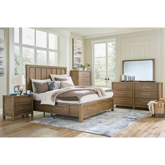 Signature Design by Ashley Cabalynn B974 8 pc Queen Panel Storage Bedroom Set - American Furniture of Slidell
