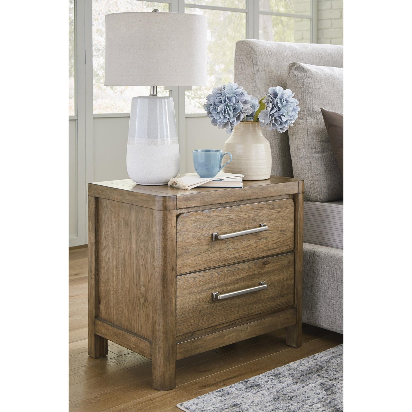 Signature Design by Ashley Cabalynn B974 - 92 Two Drawer Night Stand - American Furniture of Slidell