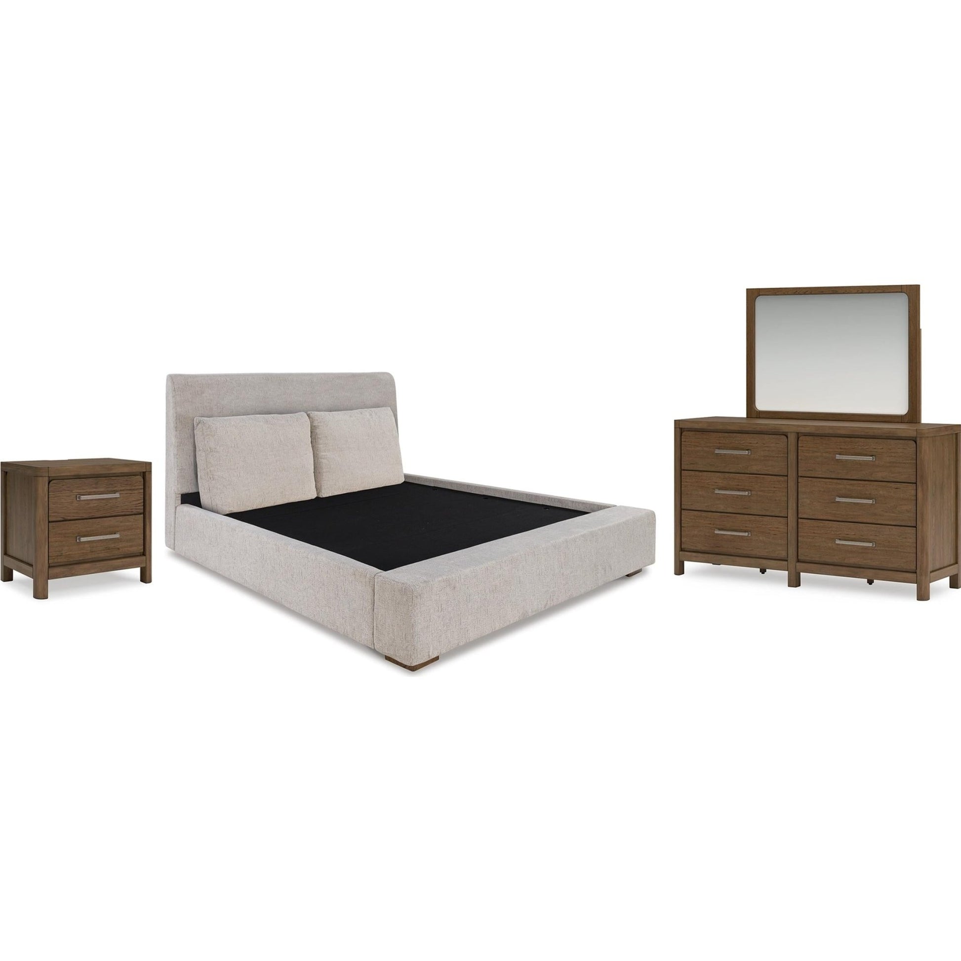Signature Design by Ashley Cabalynn B974B14 6 pc King Panel Bedroom Set - American Furniture of Slidell