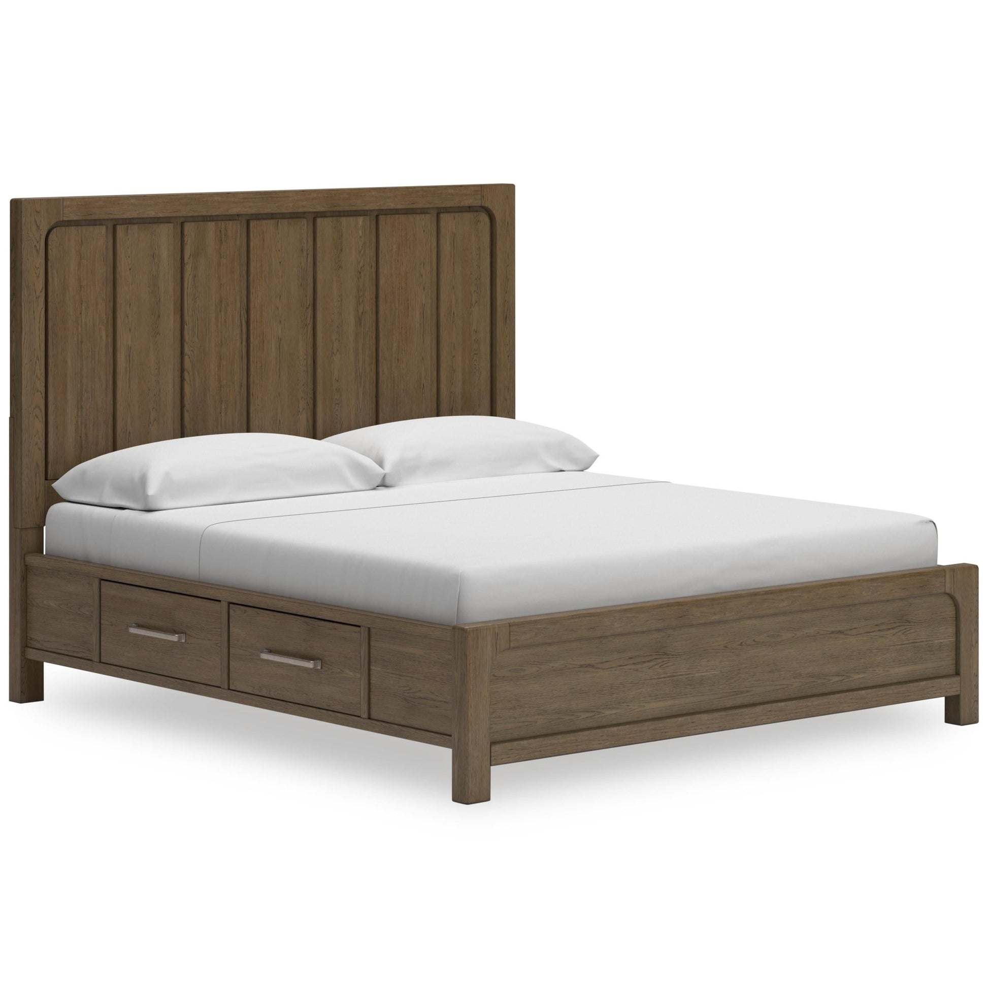 Signature Design by Ashley Cabalynn B974B8 King Panel Bed with Storage - American Furniture of Slidell