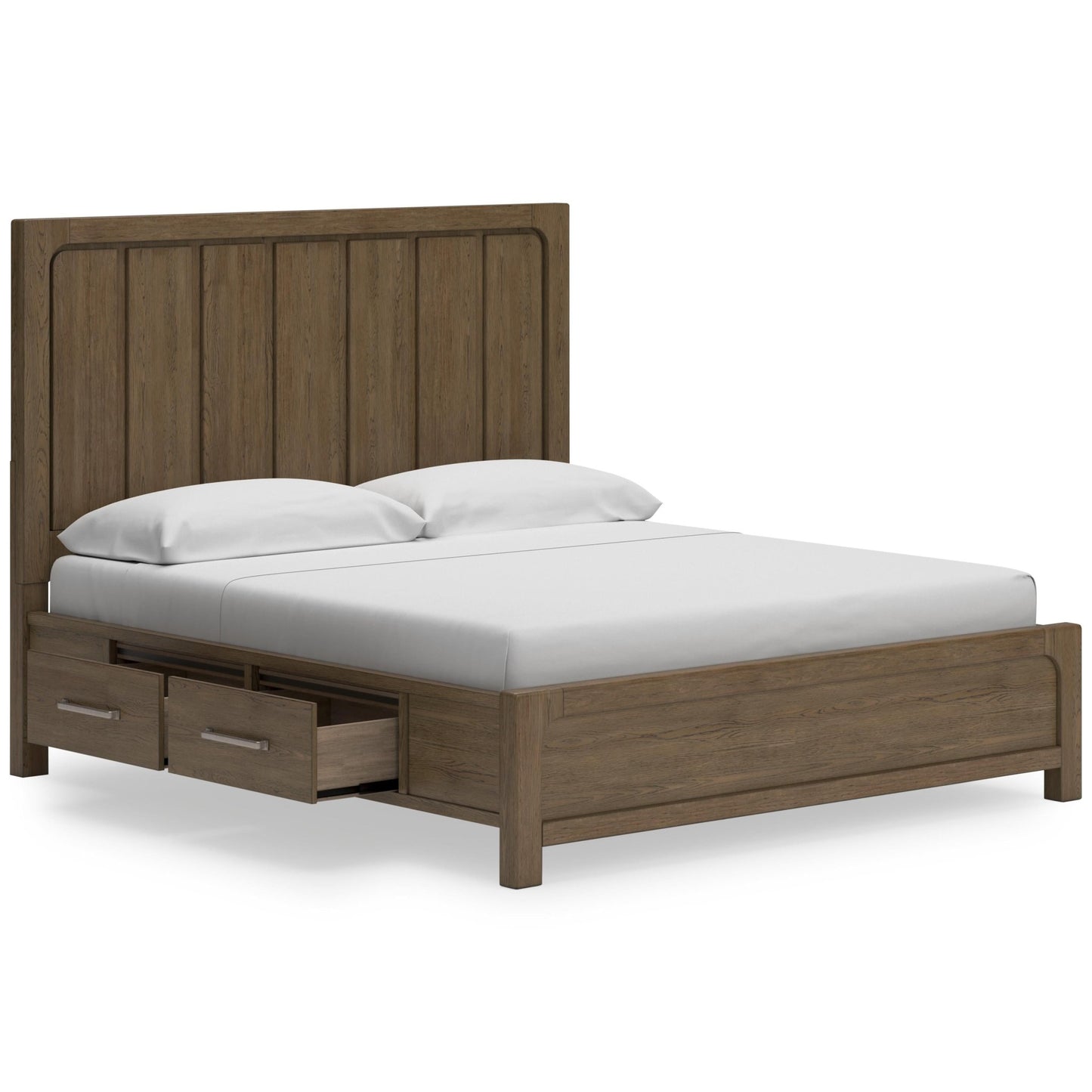 Signature Design by Ashley Cabalynn B974B8 King Panel Bed with Storage - American Furniture of Slidell