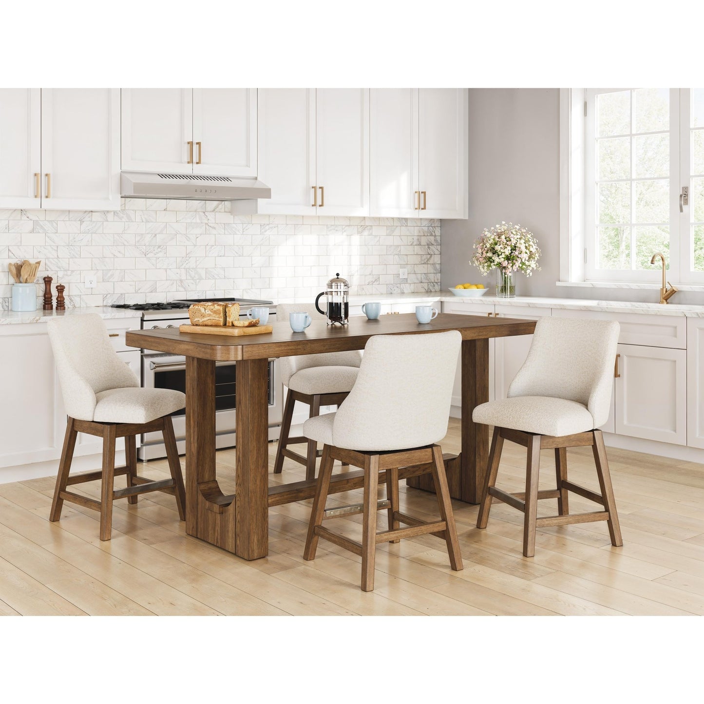 Signature Design by Ashley Cabalynn D974 - 324 Upholstered Barstool - American Furniture of Slidell