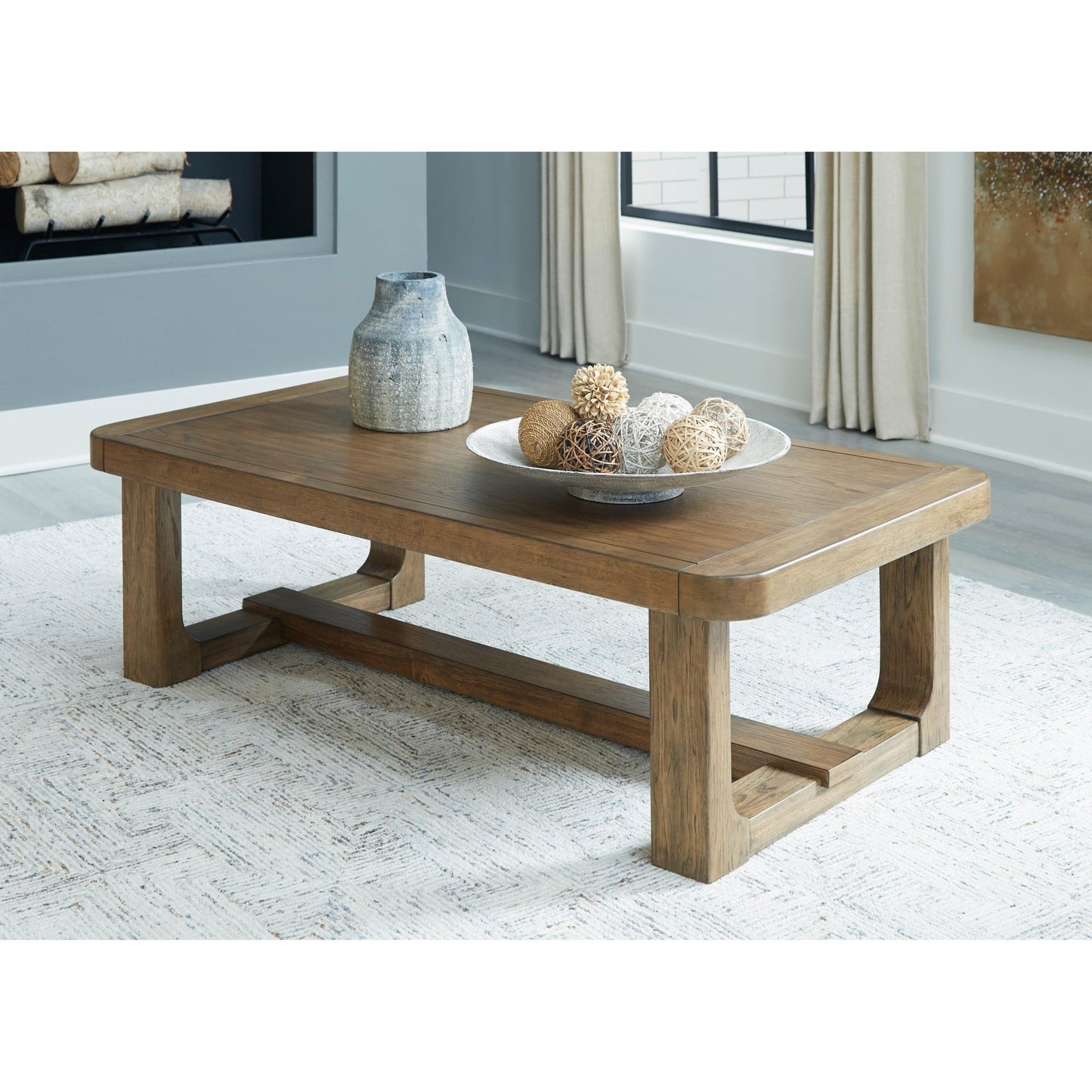 Signature Design by Ashley Cabalynn T974 - 1 Rectangular Cocktail Table - American Furniture of Slidell