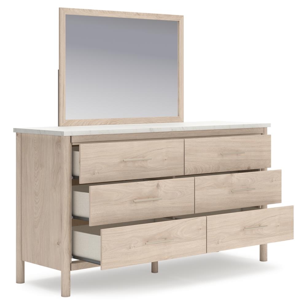 Signature Design by Ashley Cadmori B2615B19 6 pc King Panel Bedroom Set - American Furniture of Slidell