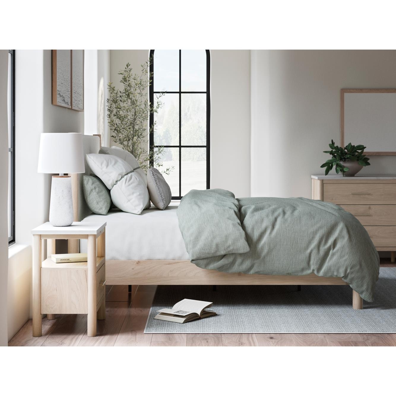 Signature Design by Ashley Cadmori B2615B19 6 pc King Panel Bedroom Set - American Furniture of Slidell