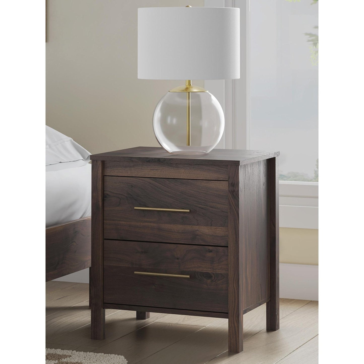 Signature Design by Ashley Calverson EB3660 - 292 Two Drawer Night Stand - American Furniture of Slidell