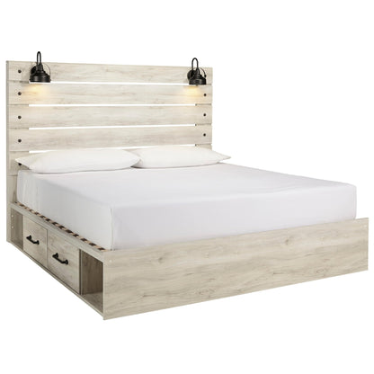Signature Design by Ashley Cambeck B192B110 7 pc King Panel Storage Bedroom Set - American Furniture of Slidell