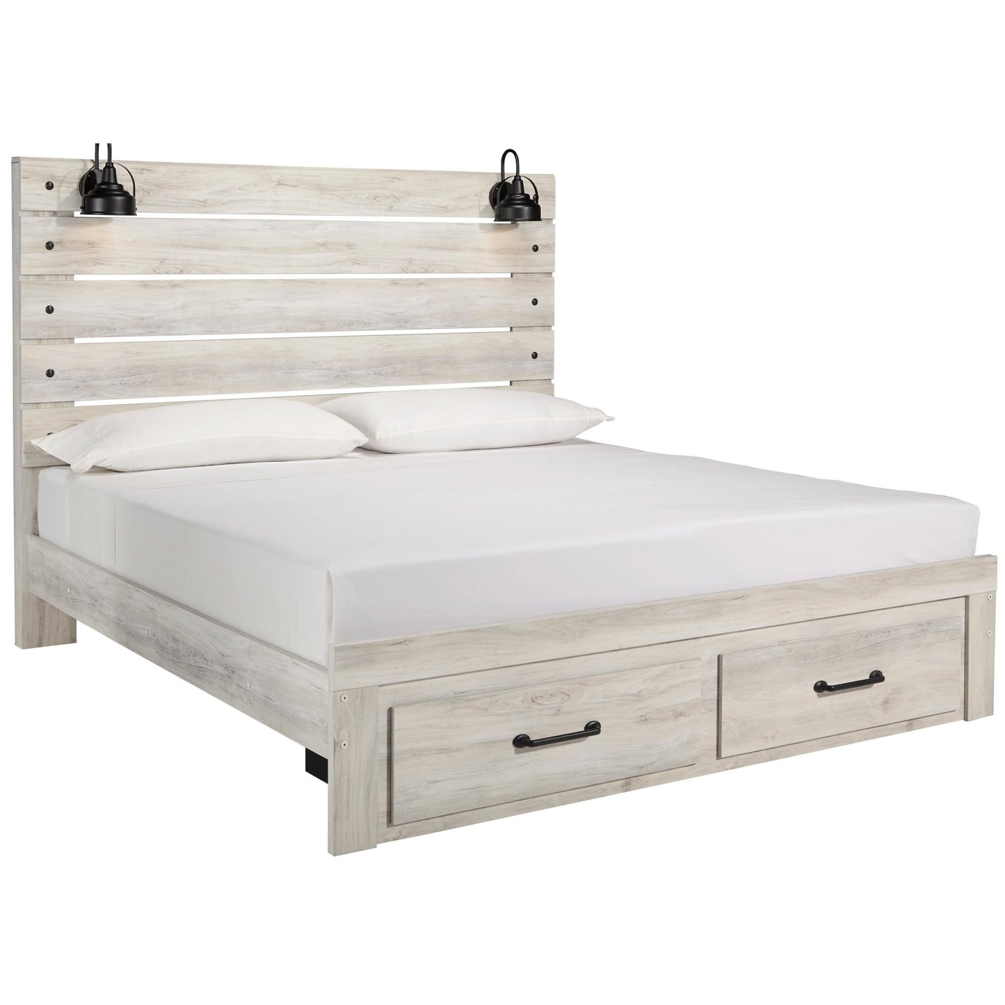 Signature Design by Ashley Cambeck B192B127 6 pc King Panel Storage Bedroom Set - American Furniture of Slidell