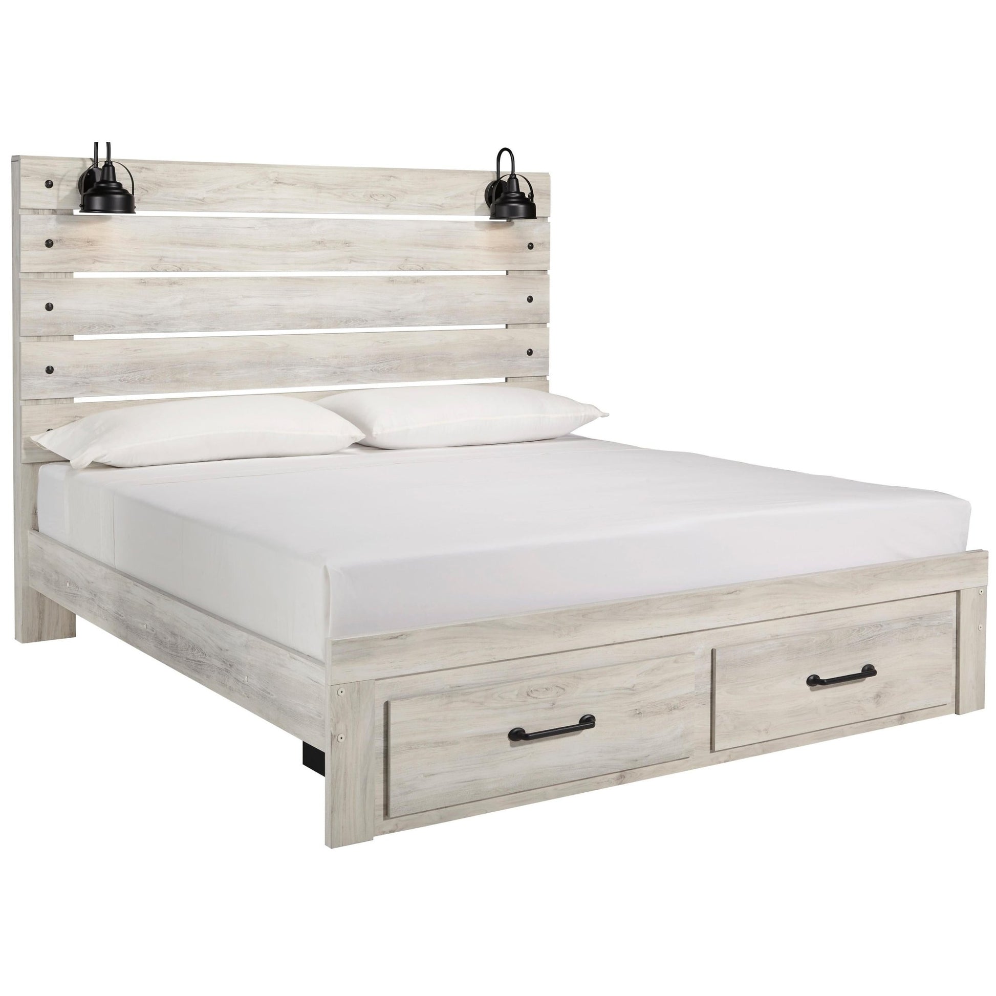 Signature Design by Ashley Cambeck B192B127 6 pc King Panel Storage Bedroom Set - American Furniture of Slidell