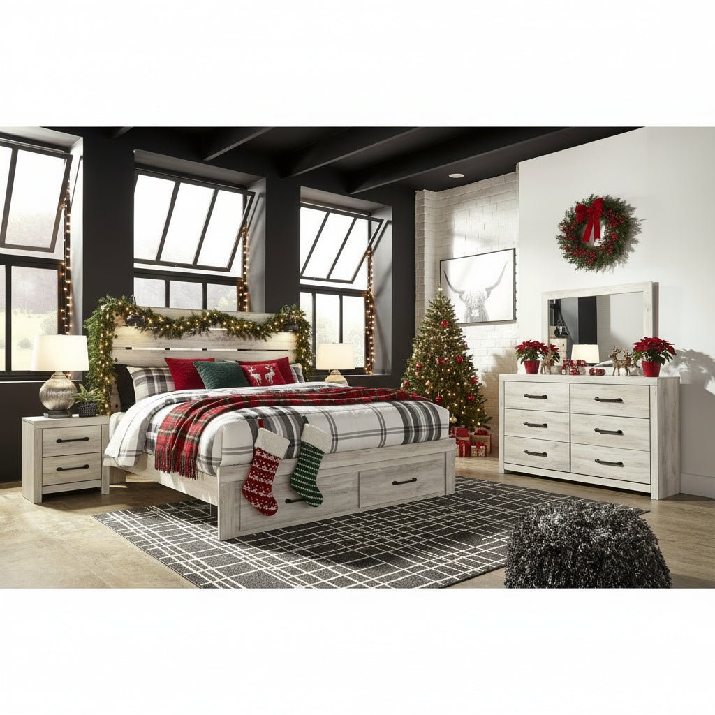Signature Design by Ashley Cambeck B192B127 6 pc King Panel Storage Bedroom Set - American Furniture of Slidell