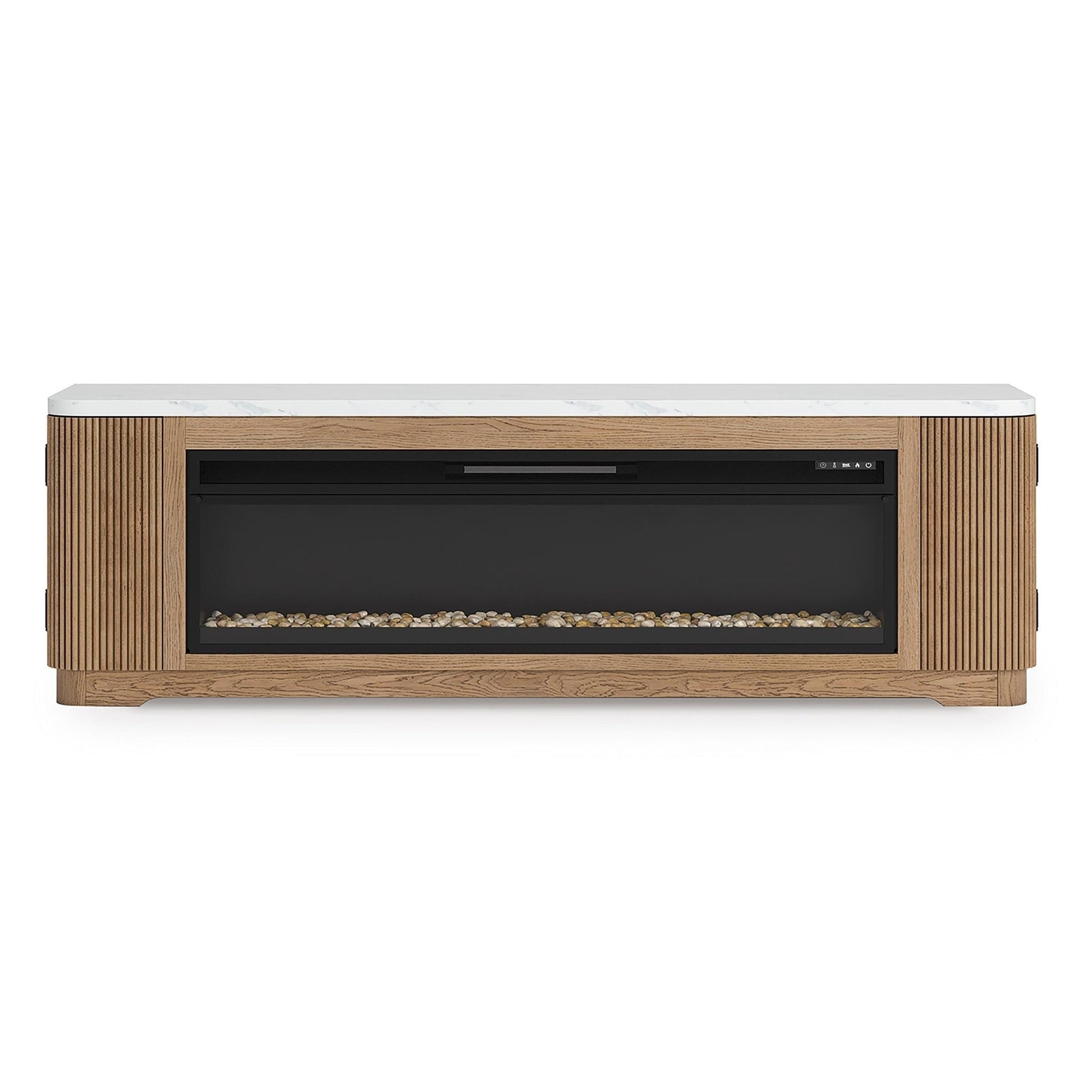 Signature Design by Ashley Camdill W808W1 80" TV Stand with Electric Fireplace - American Furniture of Slidell