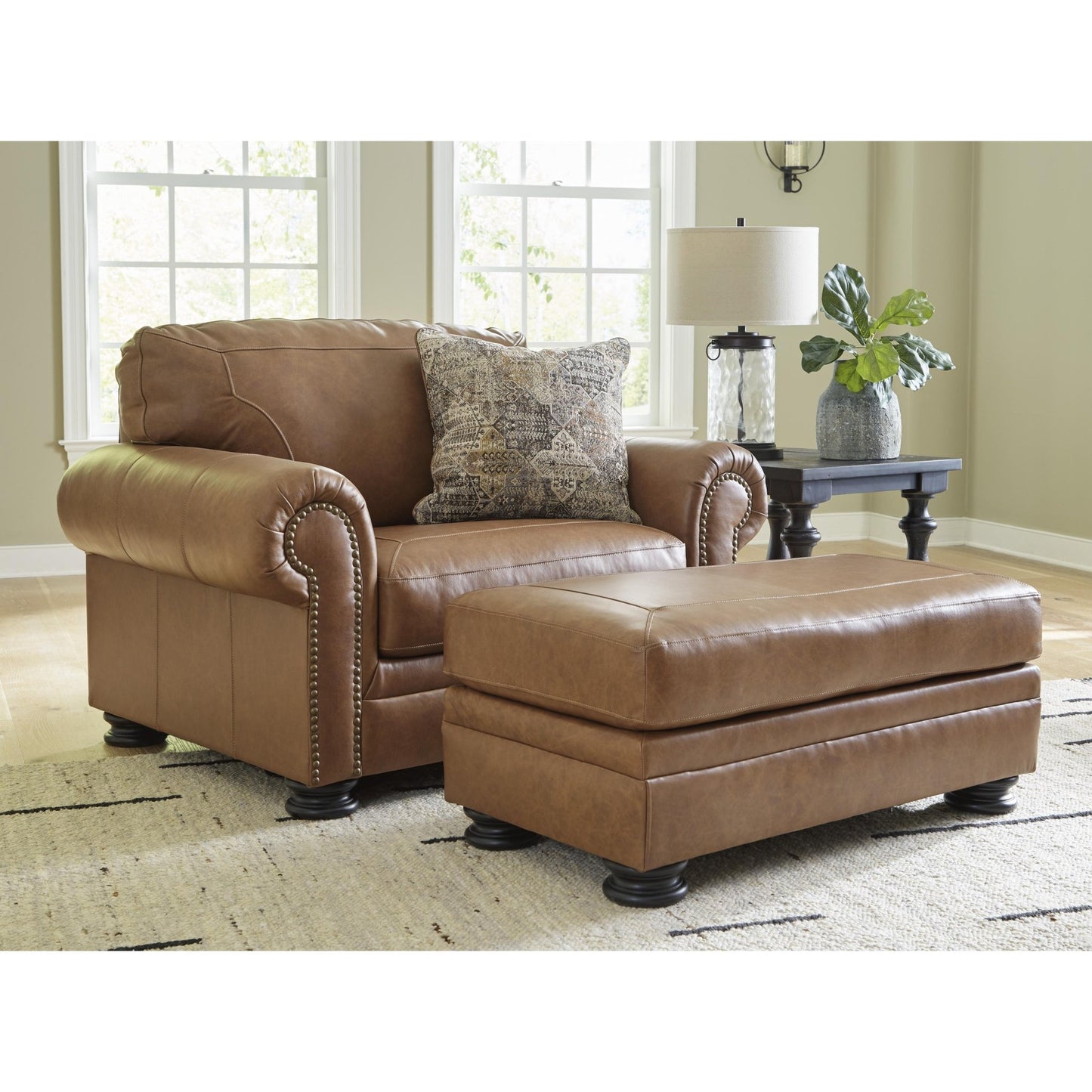 Signature Design by Ashley Carianna 5760414 Ottoman - American Furniture of Slidell